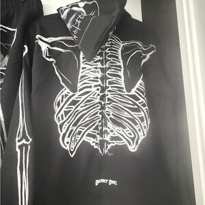 Deadly Doll Skeleton Hoodie and Pants size Small